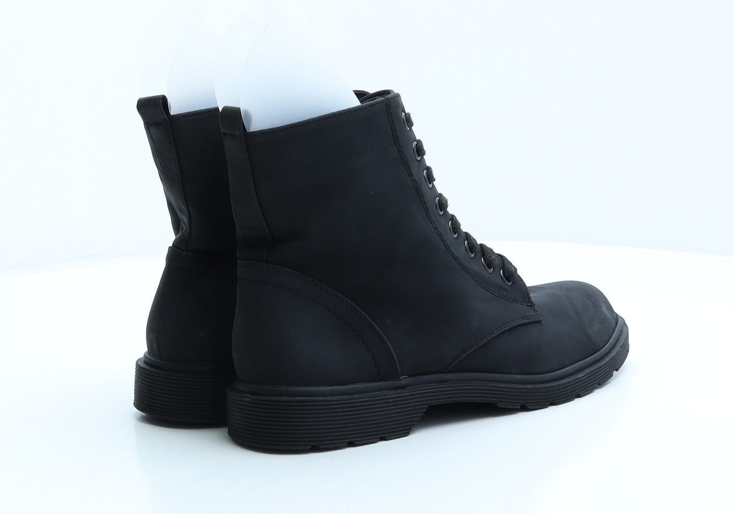 Primark Womens Black Synthetic Combat Boot UK 6