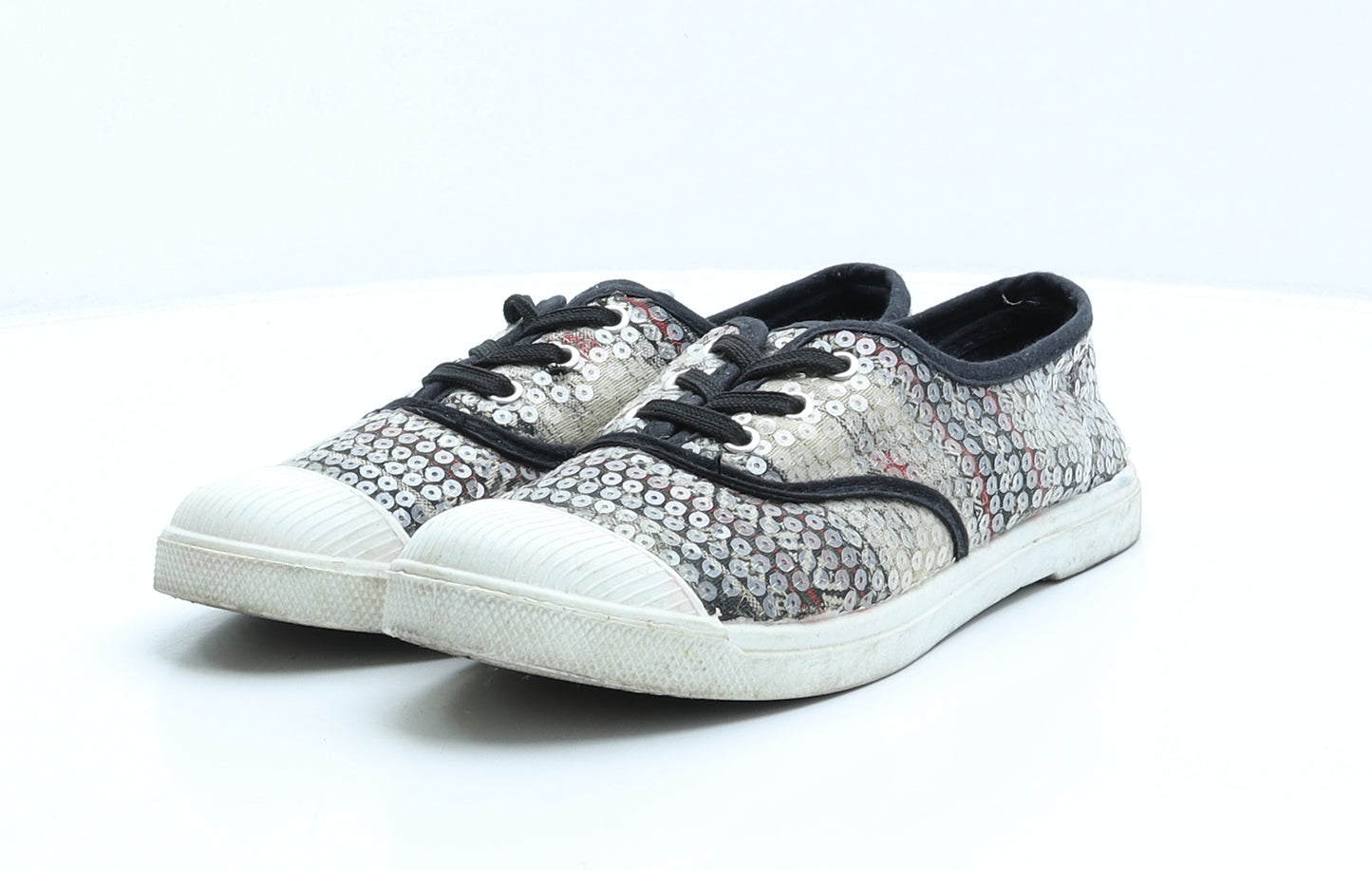 Preworn Womens Multicoloured Geometric Fabric Trainer UK 6.5 40