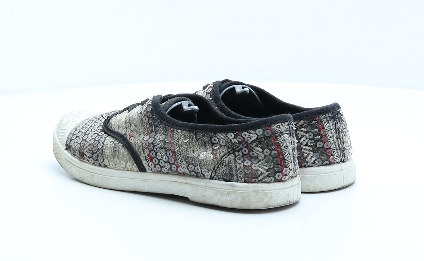 Preworn Womens Multicoloured Geometric Fabric Trainer UK 6.5 40