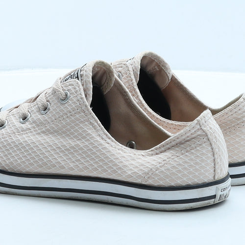 Converse Womens Pink Geometric Fabric Trainer UK 6 40