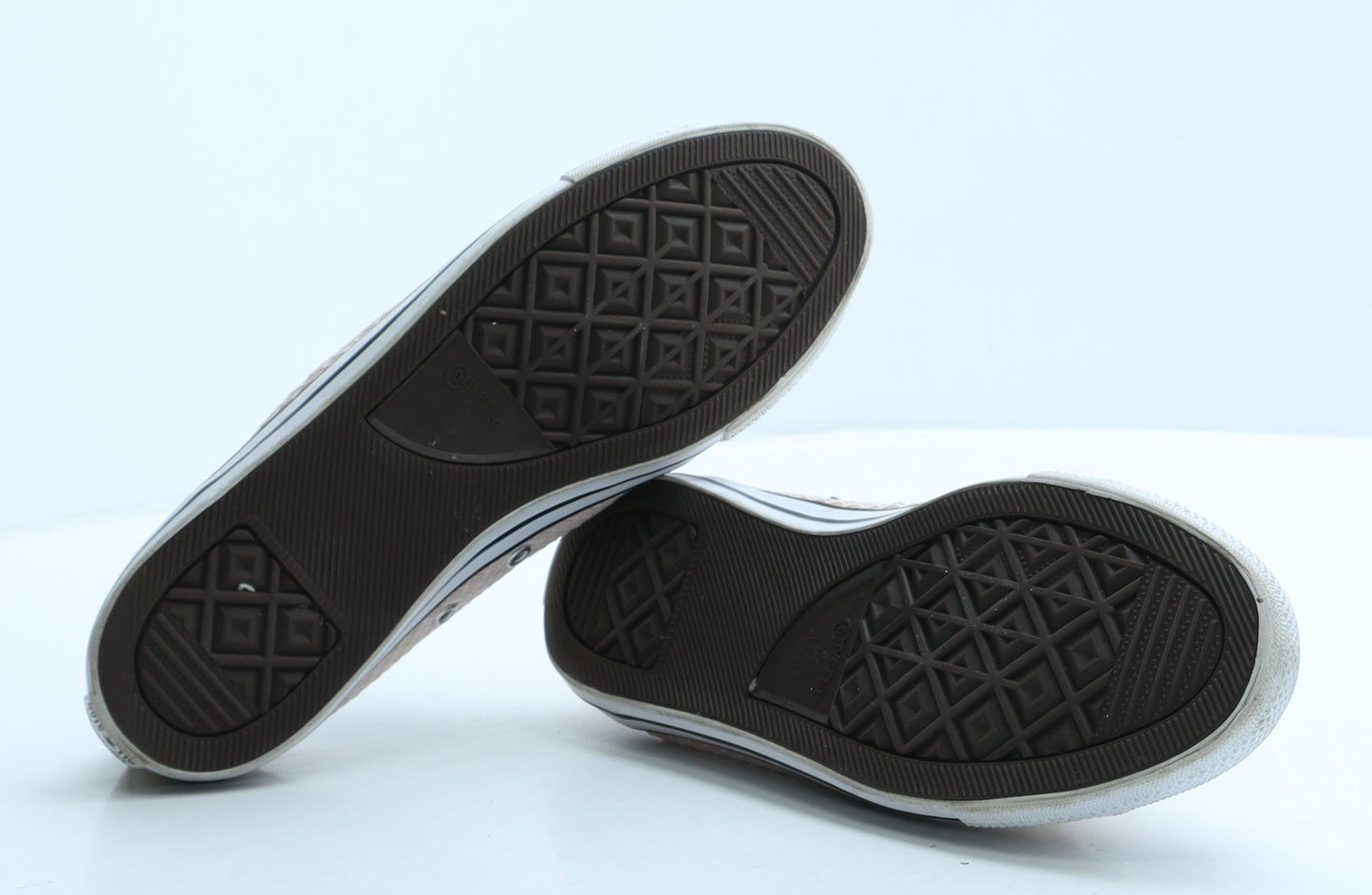 Converse Womens Pink Geometric Fabric Trainer UK 6 40