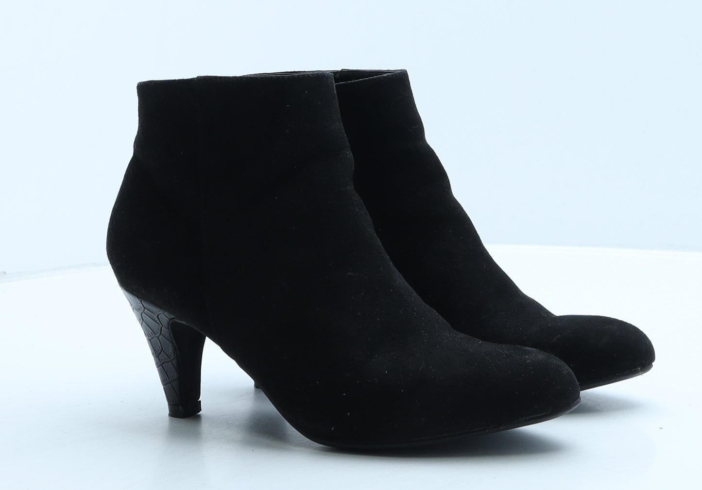 George Womens Black Suede Bootie Boot UK 5 38