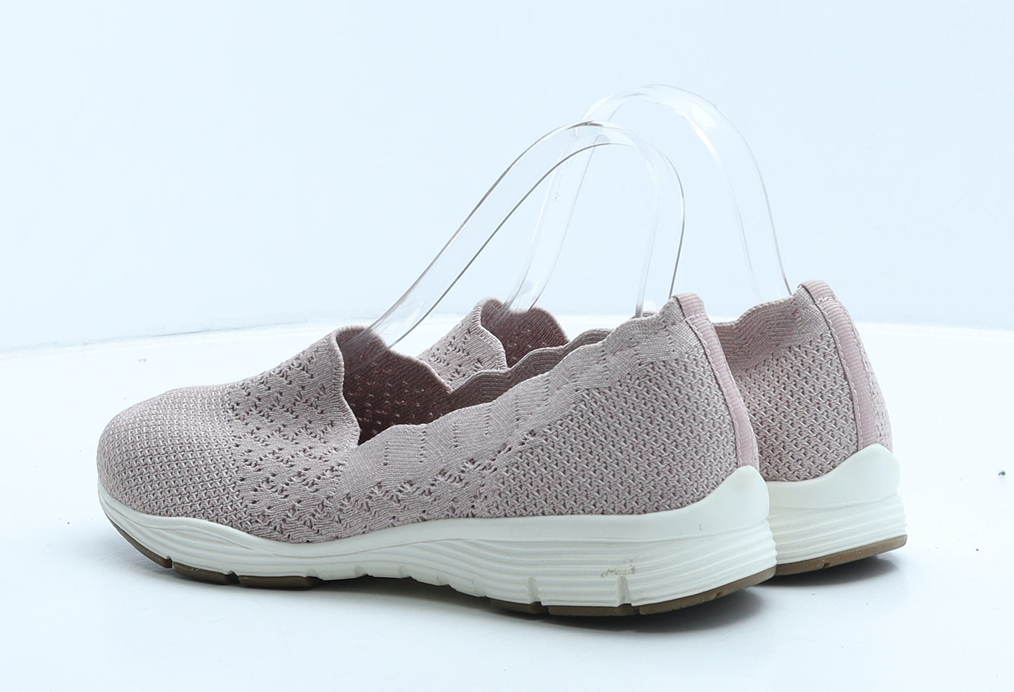 Skechers Womens Pink Fabric Trainer UK 5 38