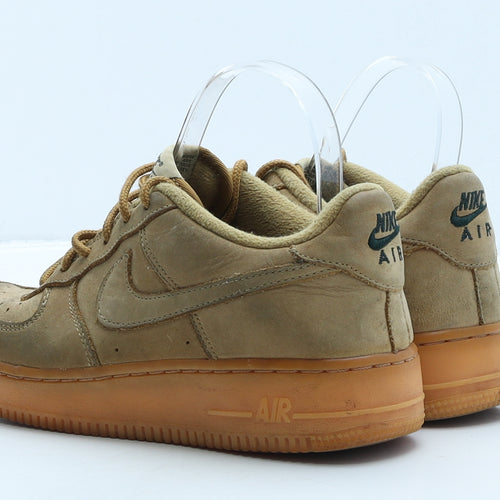 Nike Womens Beige Herringbone Suede Trainer UK 5.5 38.5