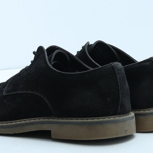 Primark Mens Black Suede Oxford Casual UK 8 42
