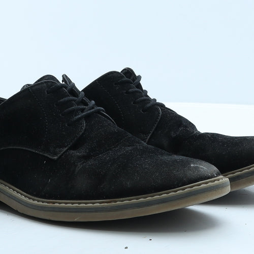 Primark Mens Black Suede Oxford Casual UK 8 42