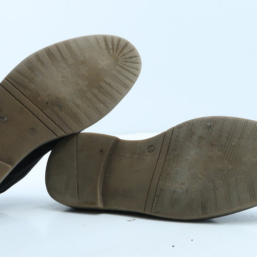 Primark Mens Black Suede Oxford Casual UK 8 42