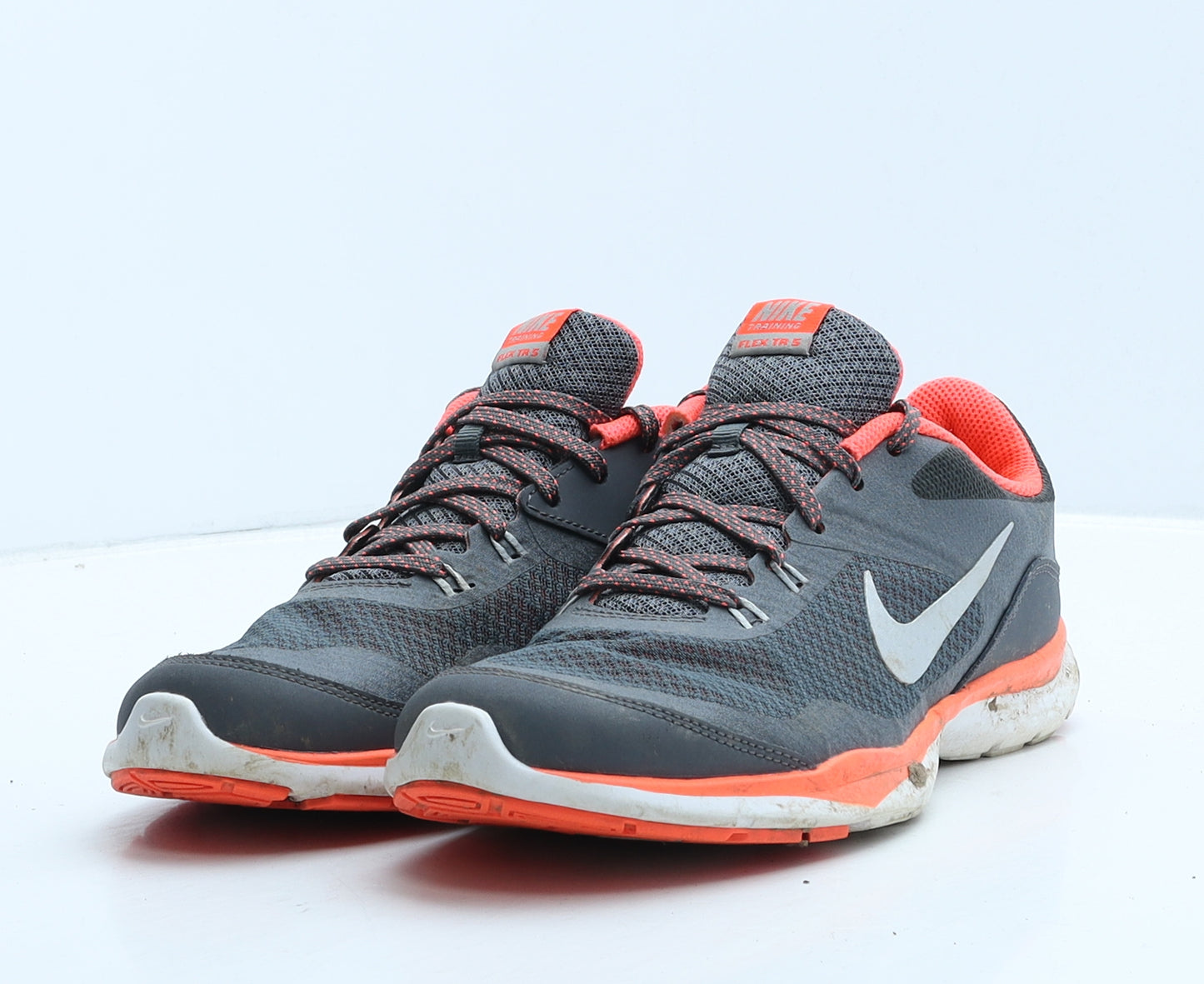 Nike Womens Grey Geometric Fabric Trainer UK 6 40