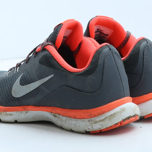 Nike Womens Grey Geometric Fabric Trainer UK 6 40