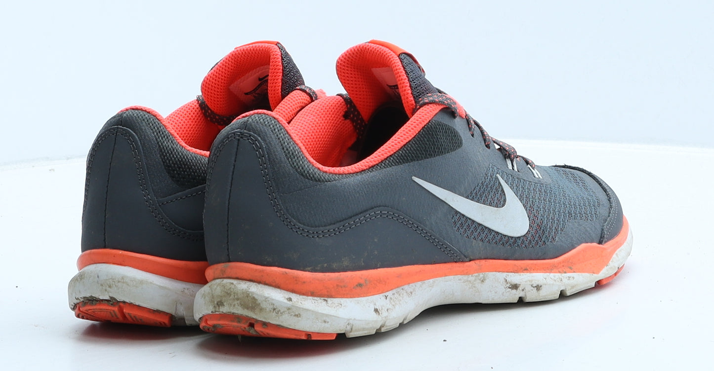 Nike Womens Grey Geometric Fabric Trainer UK 6 40