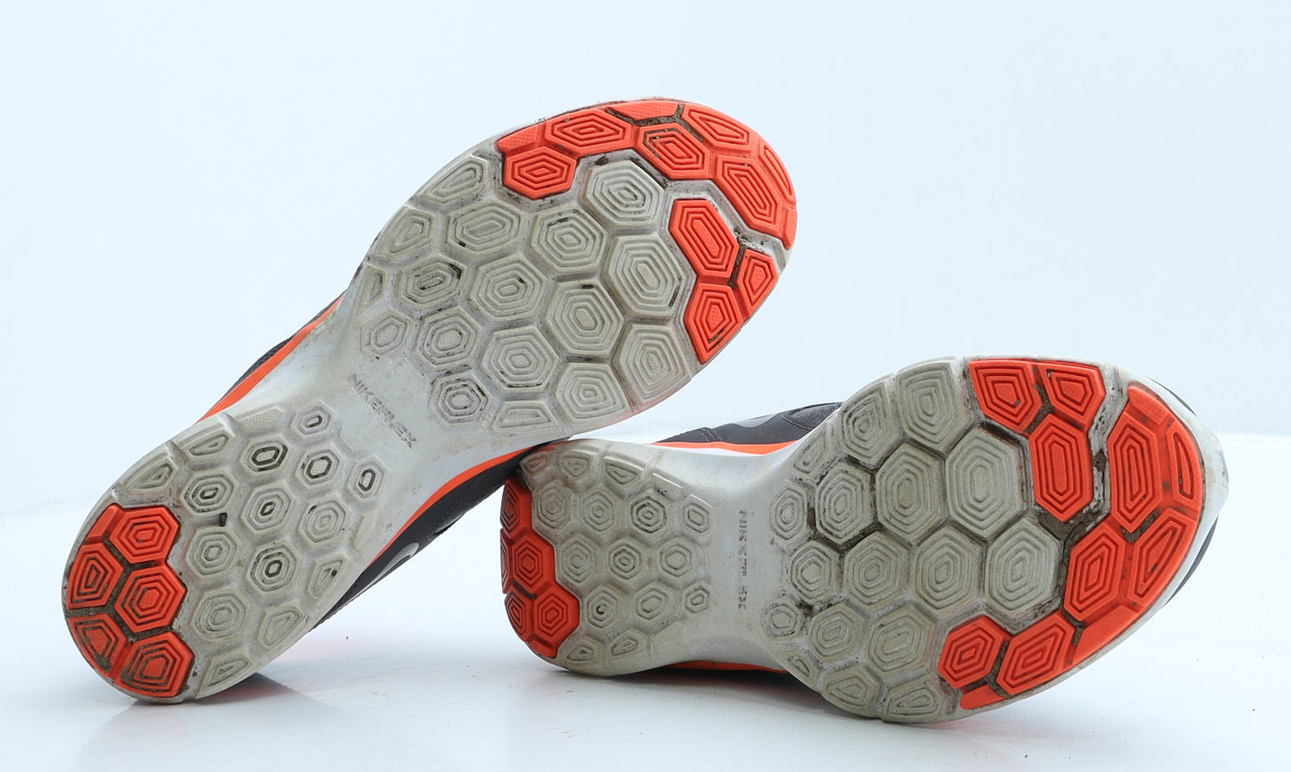 Nike Womens Grey Geometric Fabric Trainer UK 6 40