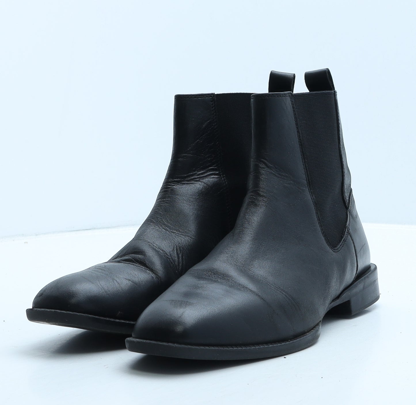 ASOS Womens Black Leather Chelsea Boot UK 6