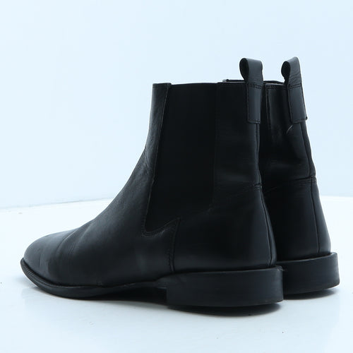 ASOS Womens Black Leather Chelsea Boot UK 6