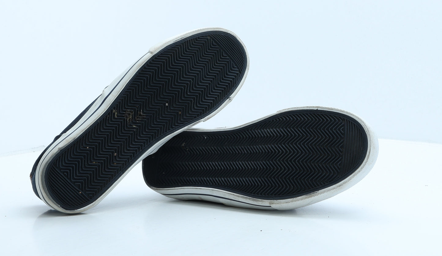 Acw85 Mens Blue Fabric Trainer Casual UK 9 43