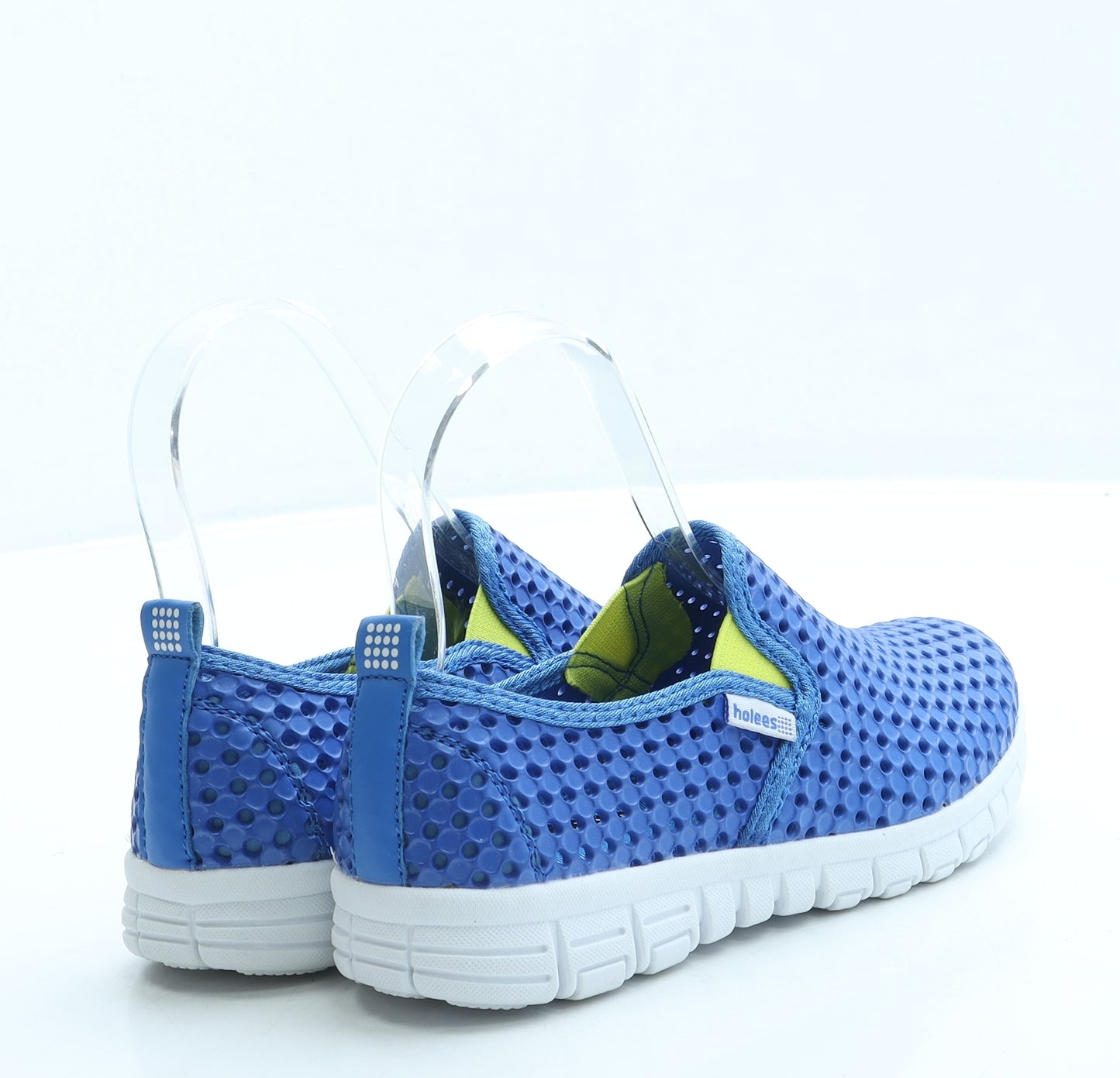 Holees Boys Blue Geometric Rubber Slip On Casual UK 1 33
