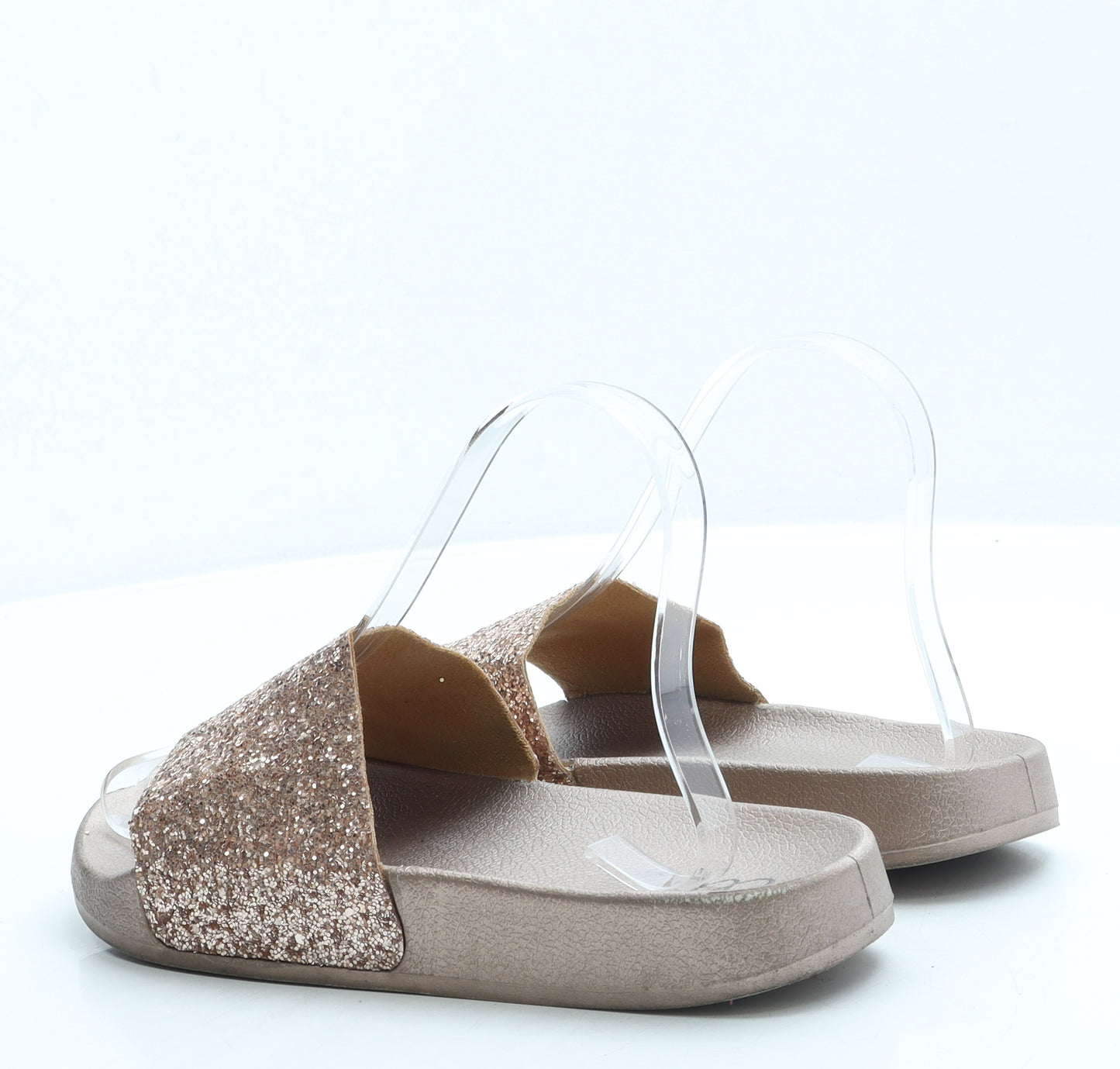 Ella Womens Pink Rubber Slider Sandal UK 4 37