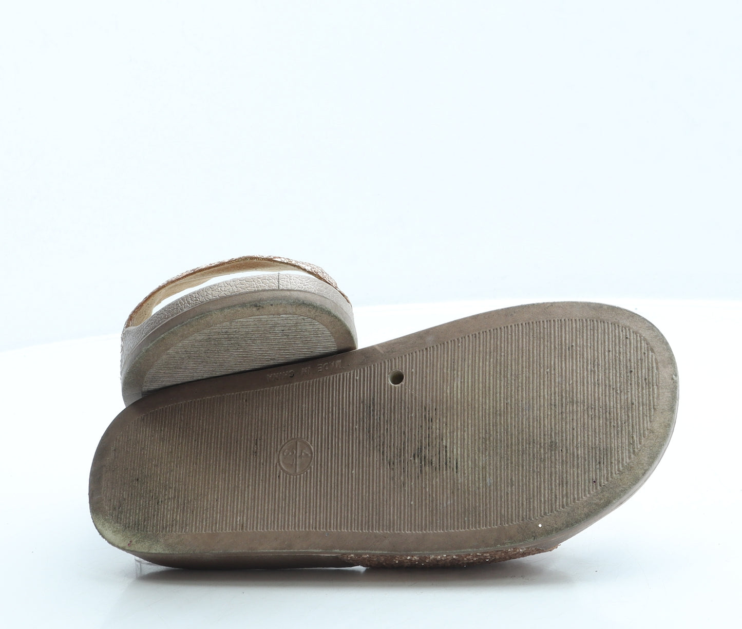 Ella Womens Pink Rubber Slider Sandal UK 4 37