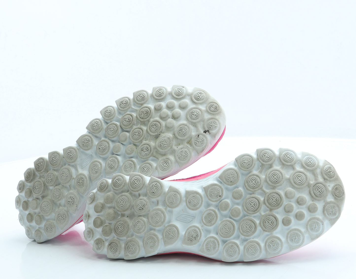 Skechers Womens Pink Polyester Slip On Flat UK 4 37