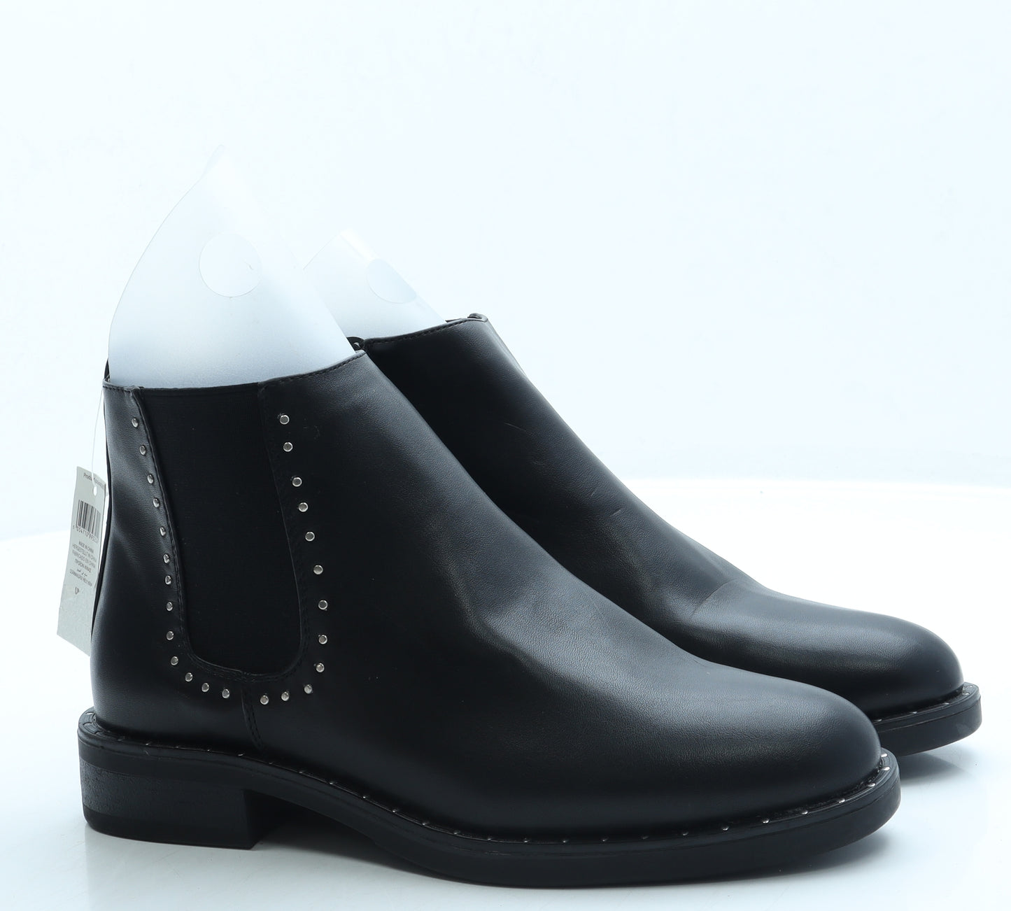 Peacocks Womens Black Leather Chelsea Boot UK 7 40
