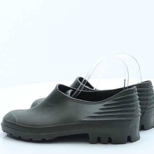 Preworn Womens Green Rubber Wellies Boot UK 8 42