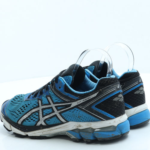 ASICS Mens Blue Polyester Trainer UK 7 40