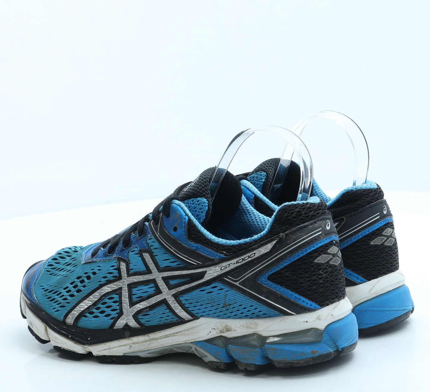 ASICS Mens Blue Polyester Trainer UK 7 40