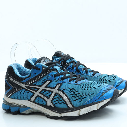 ASICS Mens Blue Polyester Trainer UK 7 40