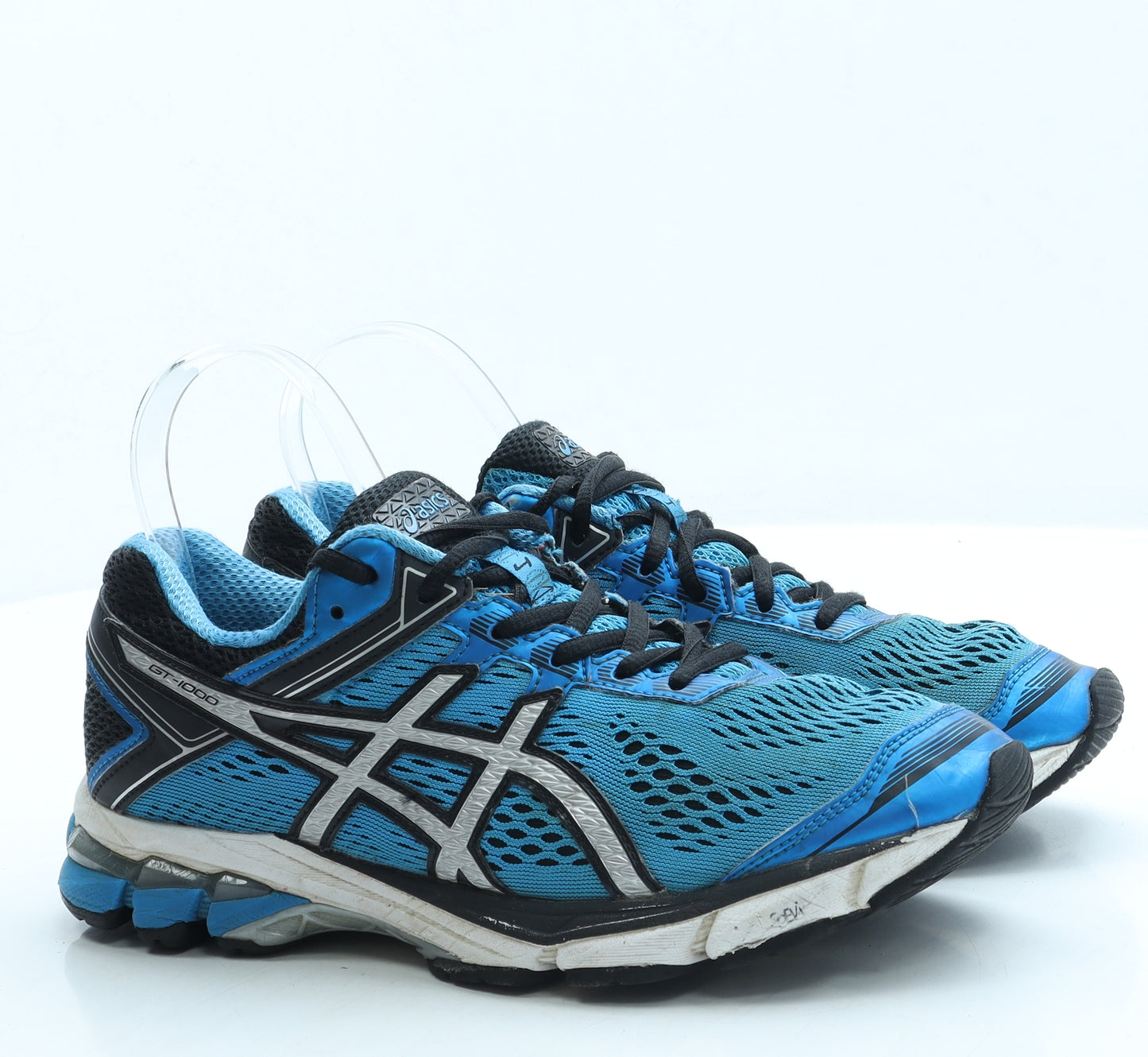 ASICS Mens Blue Polyester Trainer UK 7 40