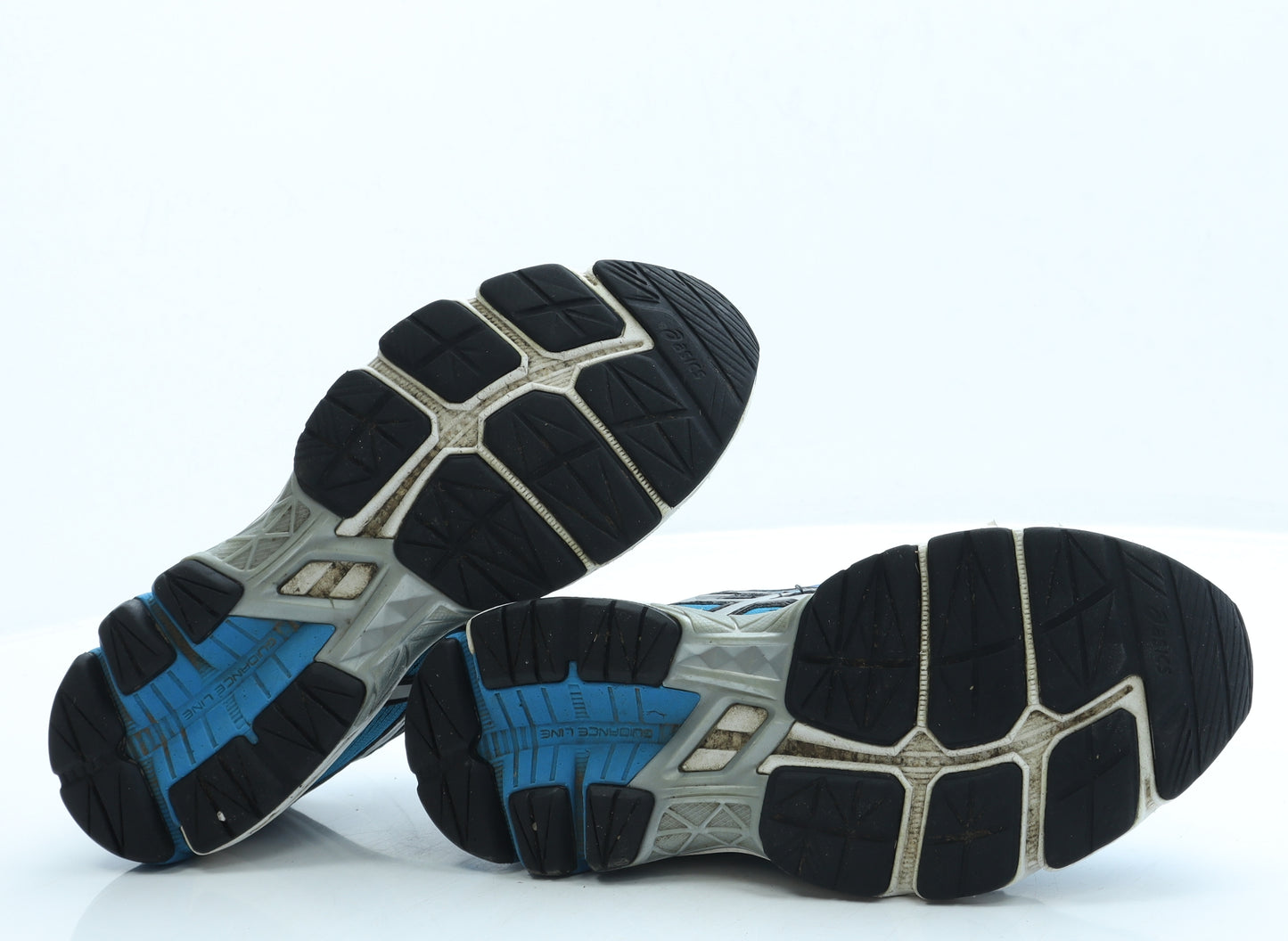 ASICS Mens Blue Polyester Trainer UK 7 40