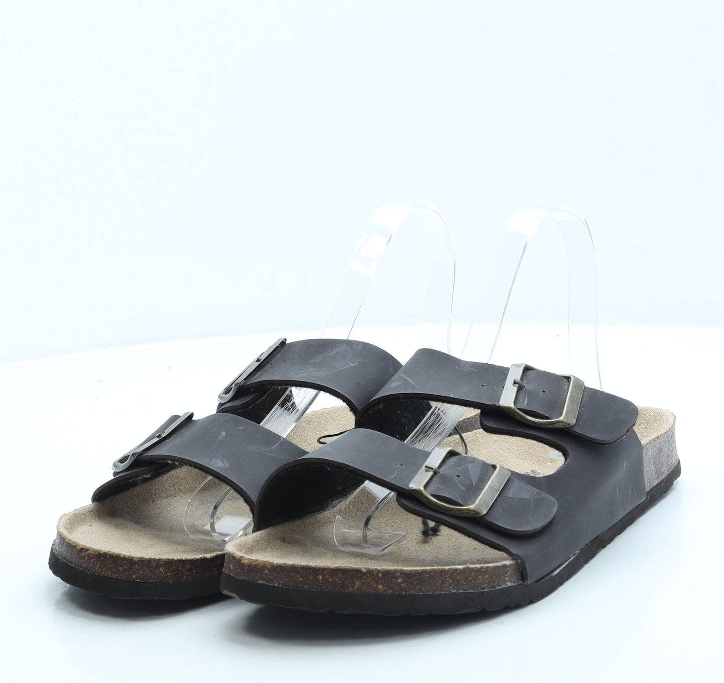 Cedar Wood State Womens Brown Leather Slip On Sandal UK 8 42