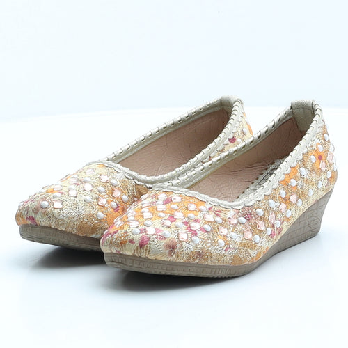 Preworn Girls Multicoloured Floral Polyester Ballet Casual UK 13 32