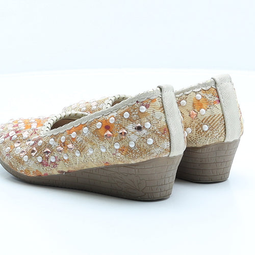 Preworn Girls Multicoloured Floral Polyester Ballet Casual UK 13 32