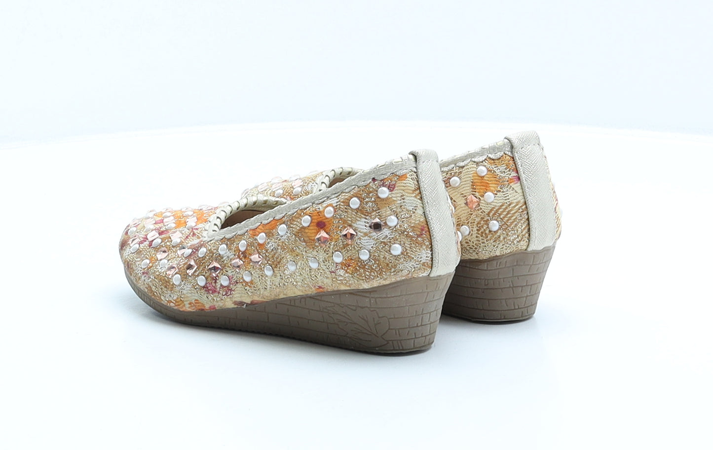 Preworn Girls Multicoloured Floral Polyester Ballet Casual UK 13 32