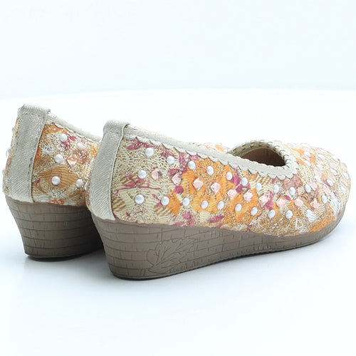 Preworn Girls Multicoloured Floral Polyester Ballet Casual UK 13 32