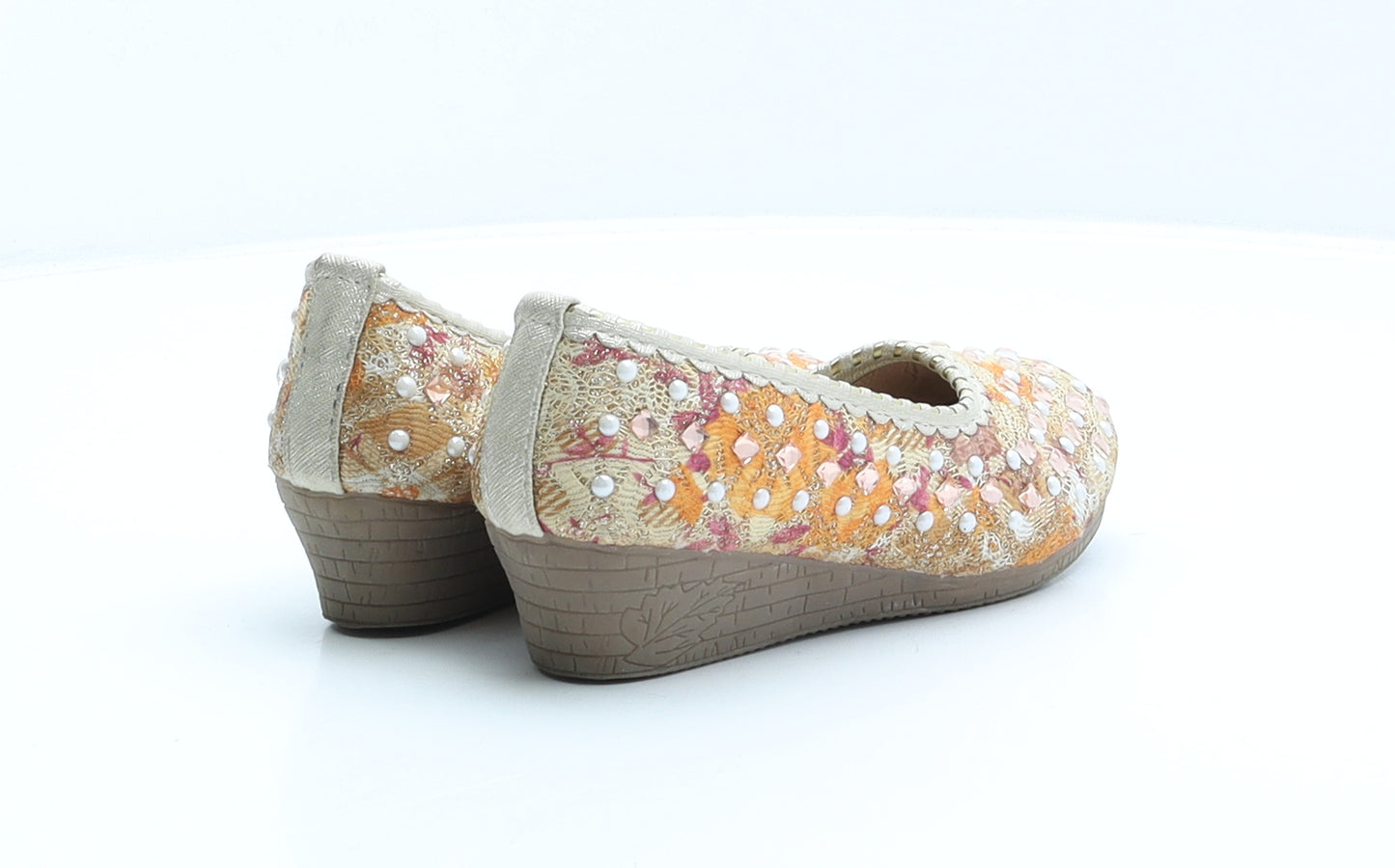 Preworn Girls Multicoloured Floral Polyester Ballet Casual UK 13 32