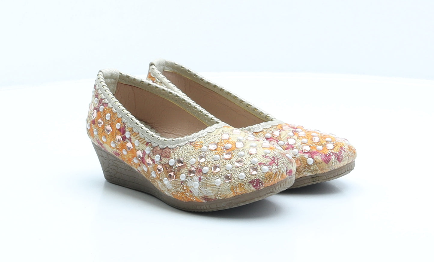 Preworn Girls Multicoloured Floral Polyester Ballet Casual UK 13 32