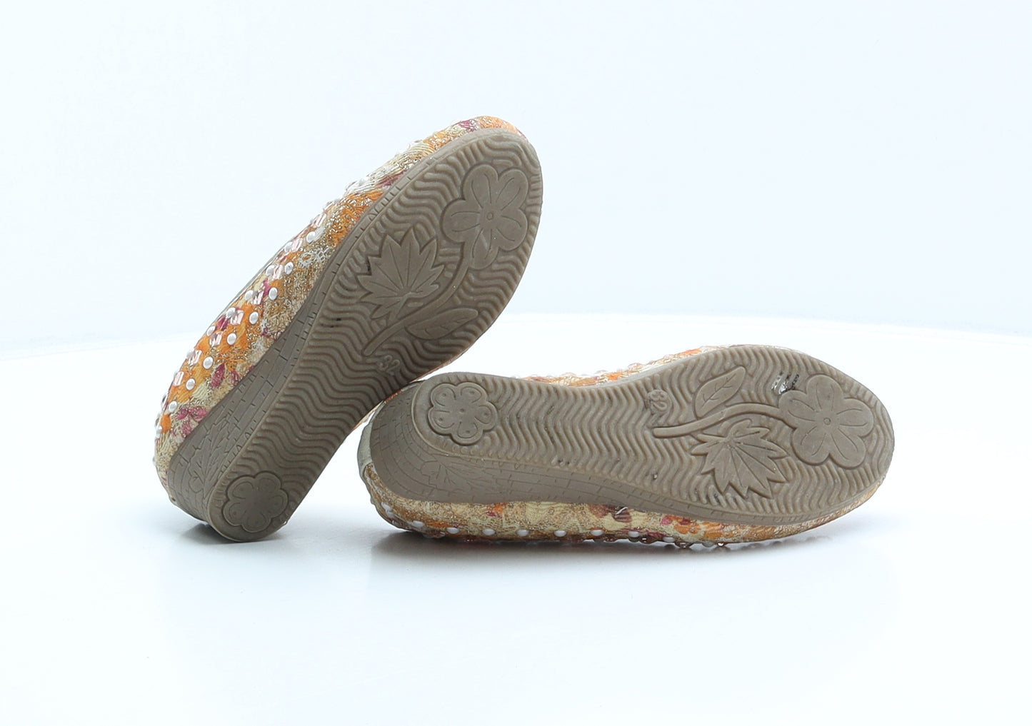 Preworn Girls Multicoloured Floral Polyester Ballet Casual UK 13 32