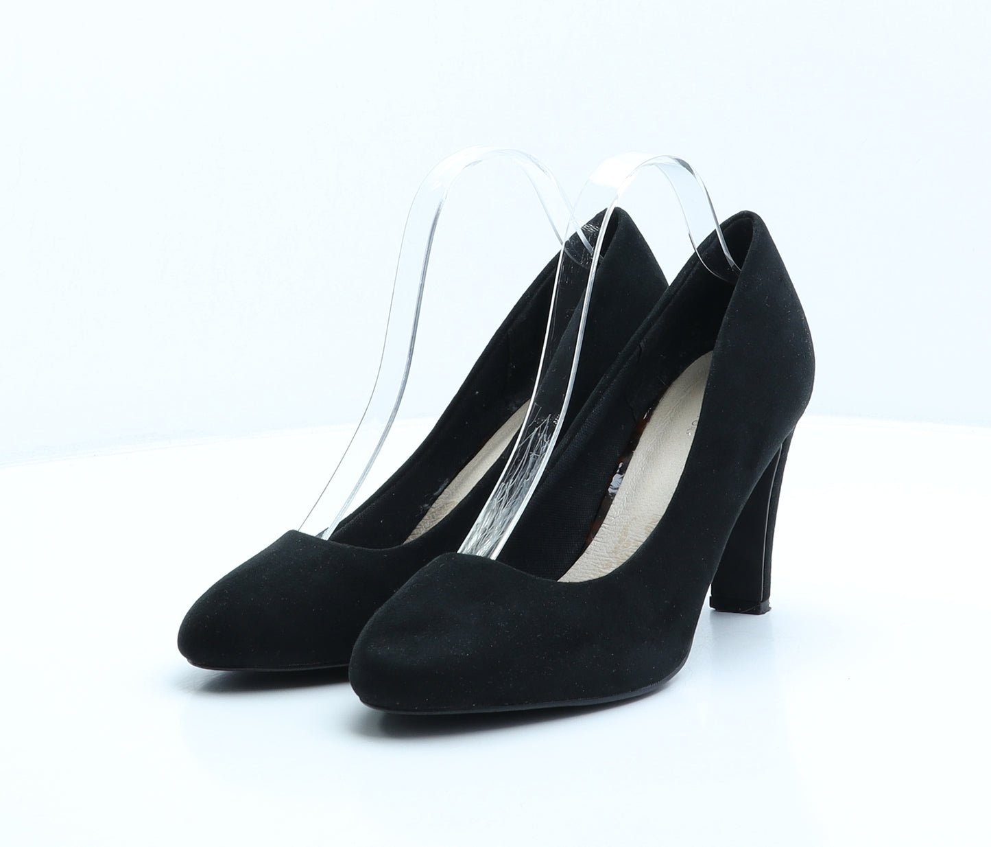 New Look Womens Black Polyester Court Heel UK 7 40