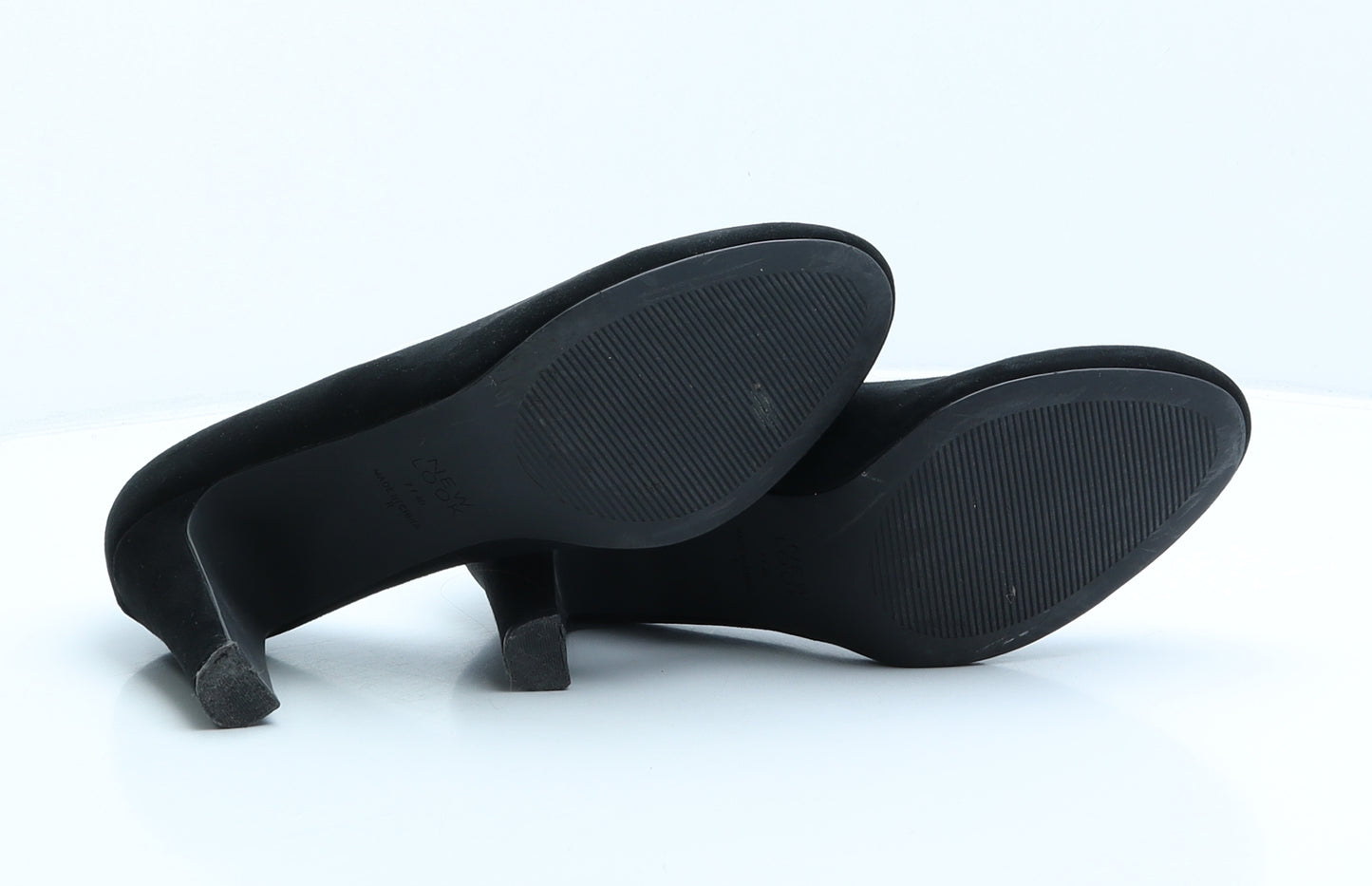 New Look Womens Black Polyester Court Heel UK 7 40