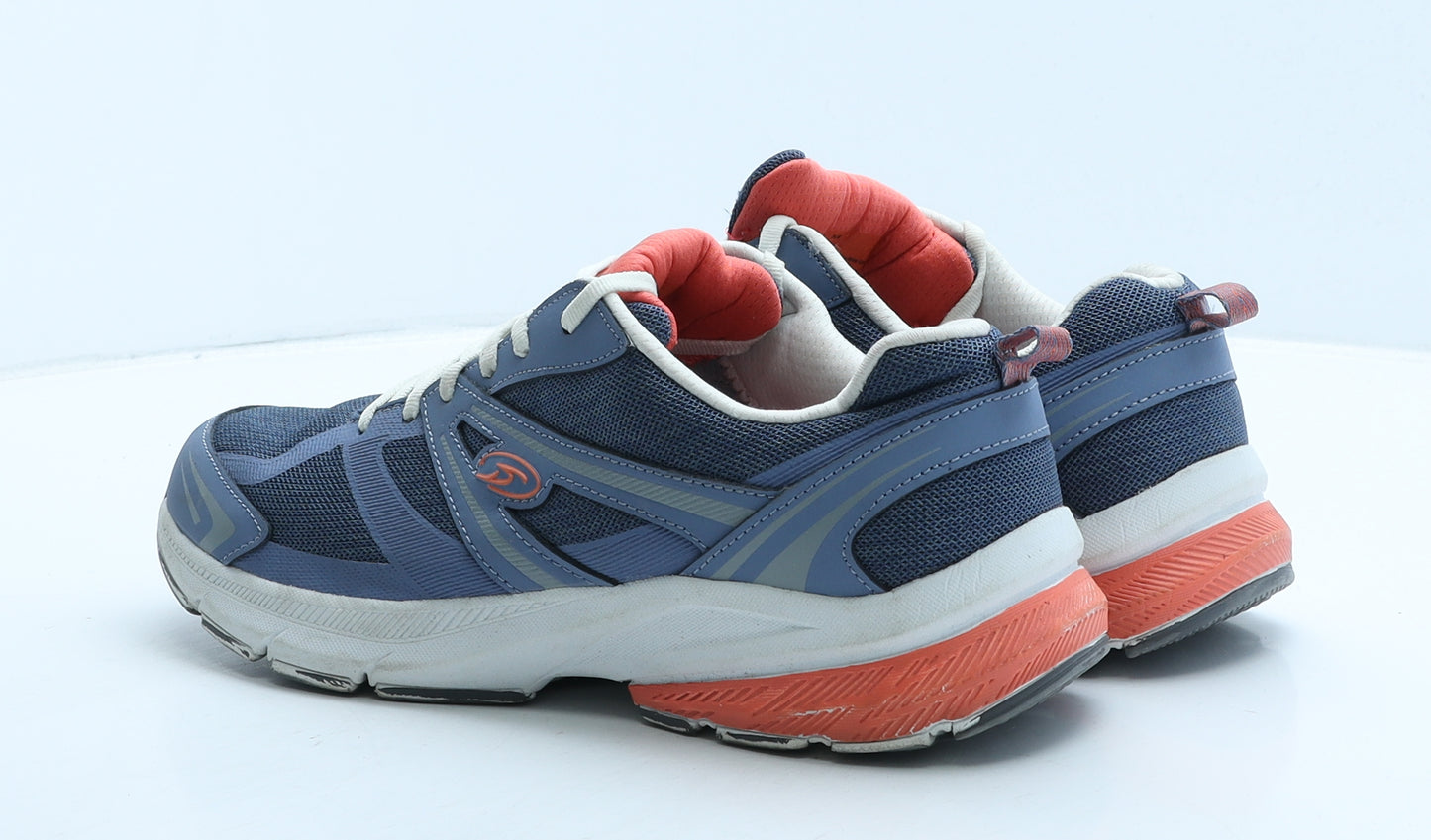 Dr. Scholl's Mens Blue Geometric Fabric Trainer UK 9.5