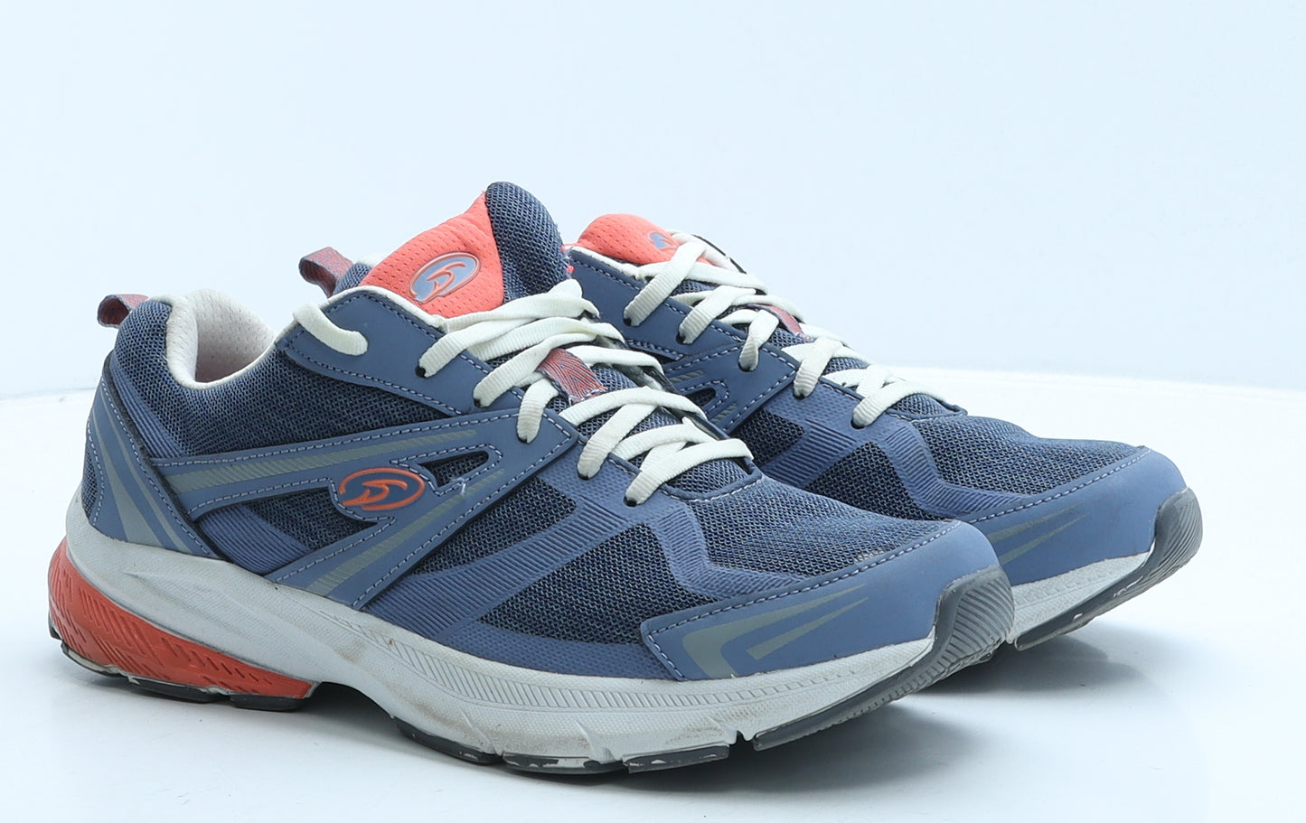 Dr. Scholl's Mens Blue Geometric Fabric Trainer UK 9.5
