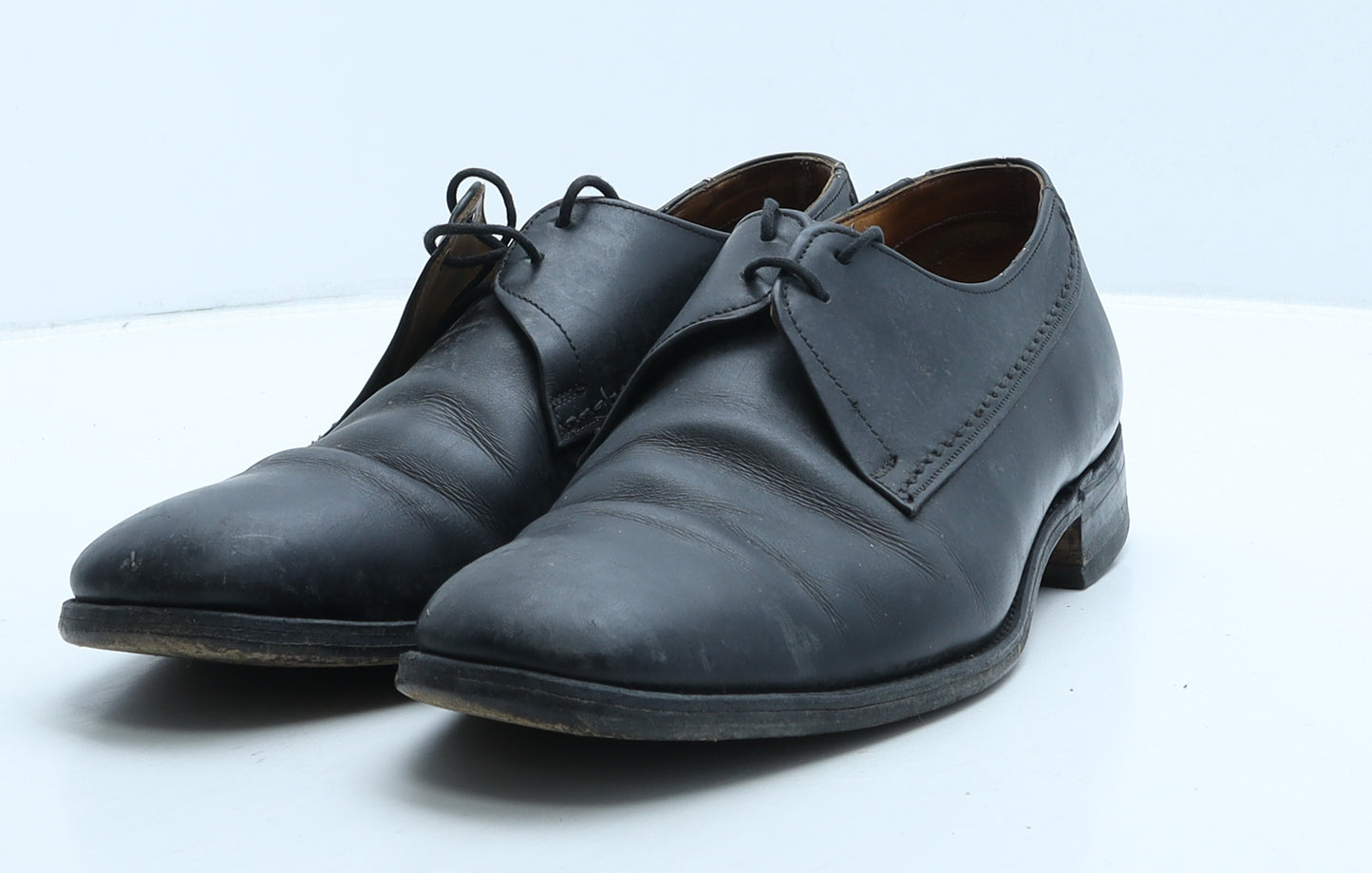 Loake Mens Black Leather Oxford Casual UK 9
