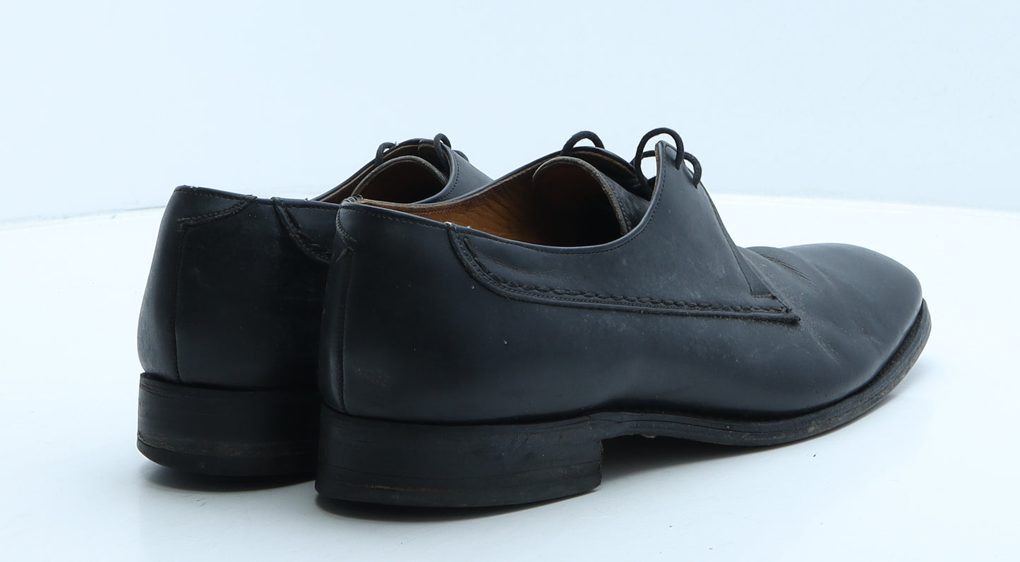 Loake Mens Black Leather Oxford Casual UK 9