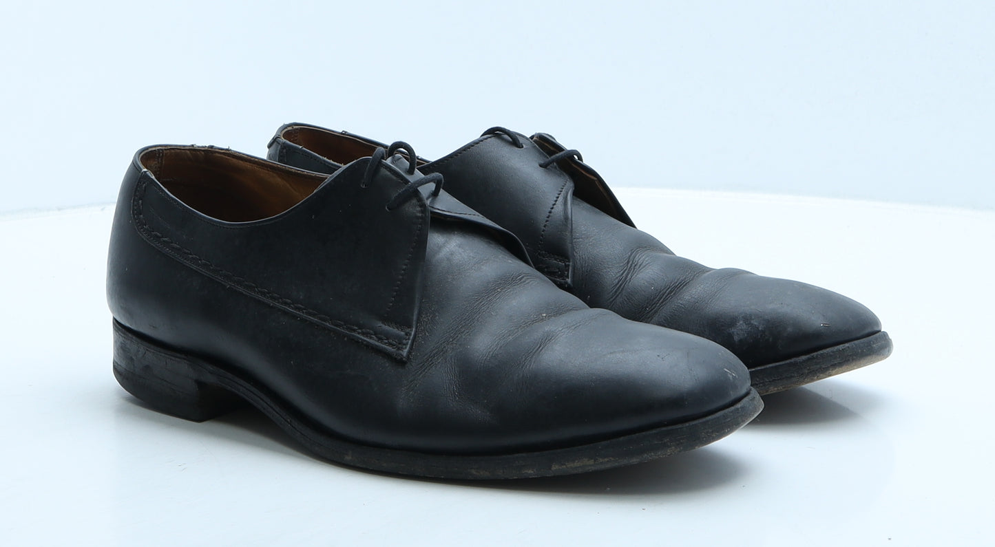 Loake Mens Black Leather Oxford Casual UK 9