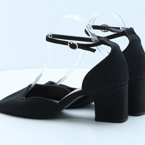 Mango Womens Black Synthetic Strappy Heel UK 6 39