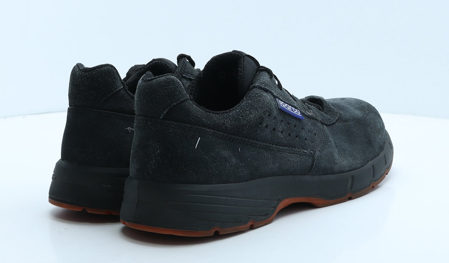 Sparco Mens Blue Leather Trainer UK 12 46 - Work Wear