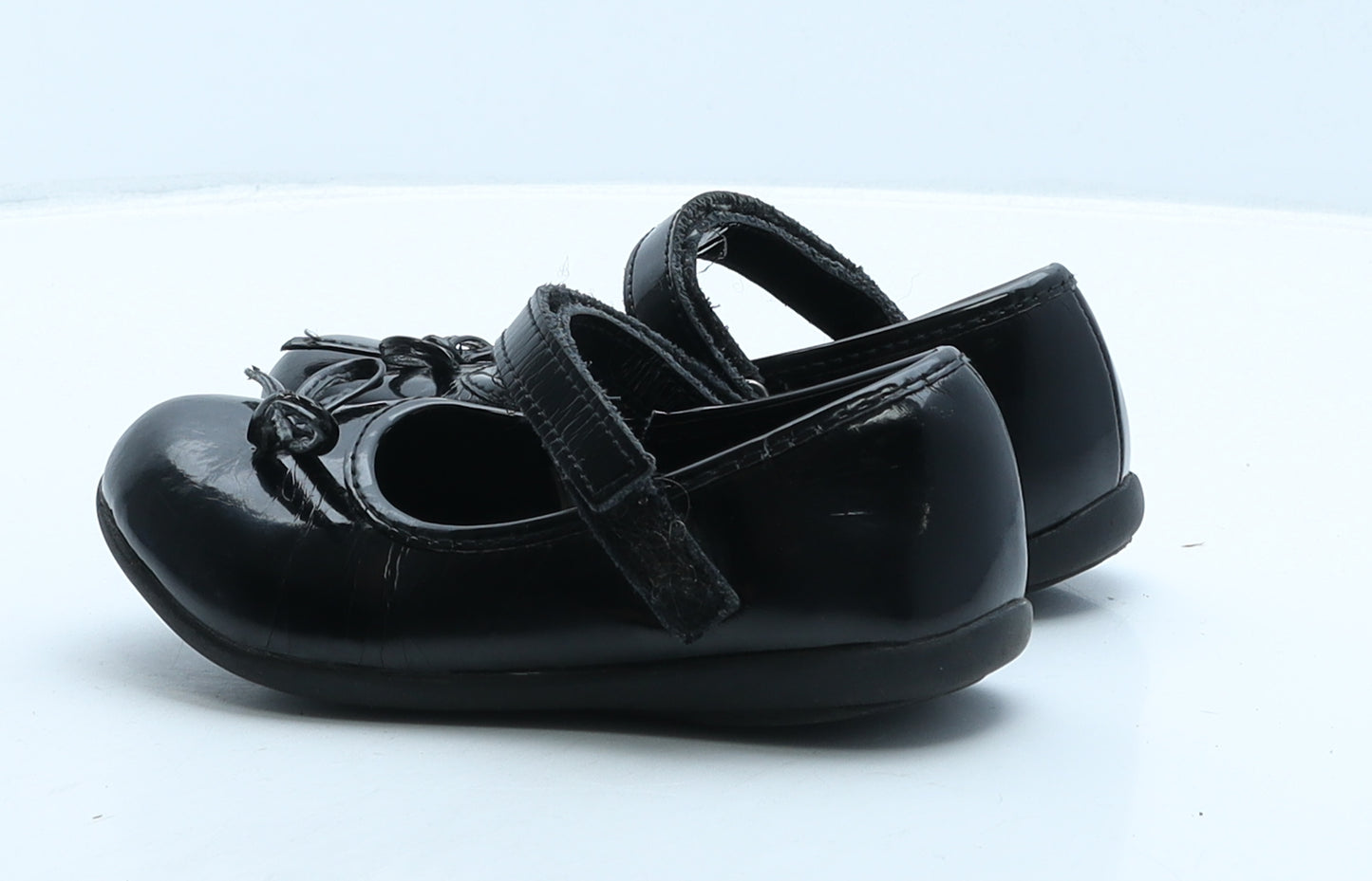 Smart Start Girls Black Vinyl Ballet Casual UK 10 28
