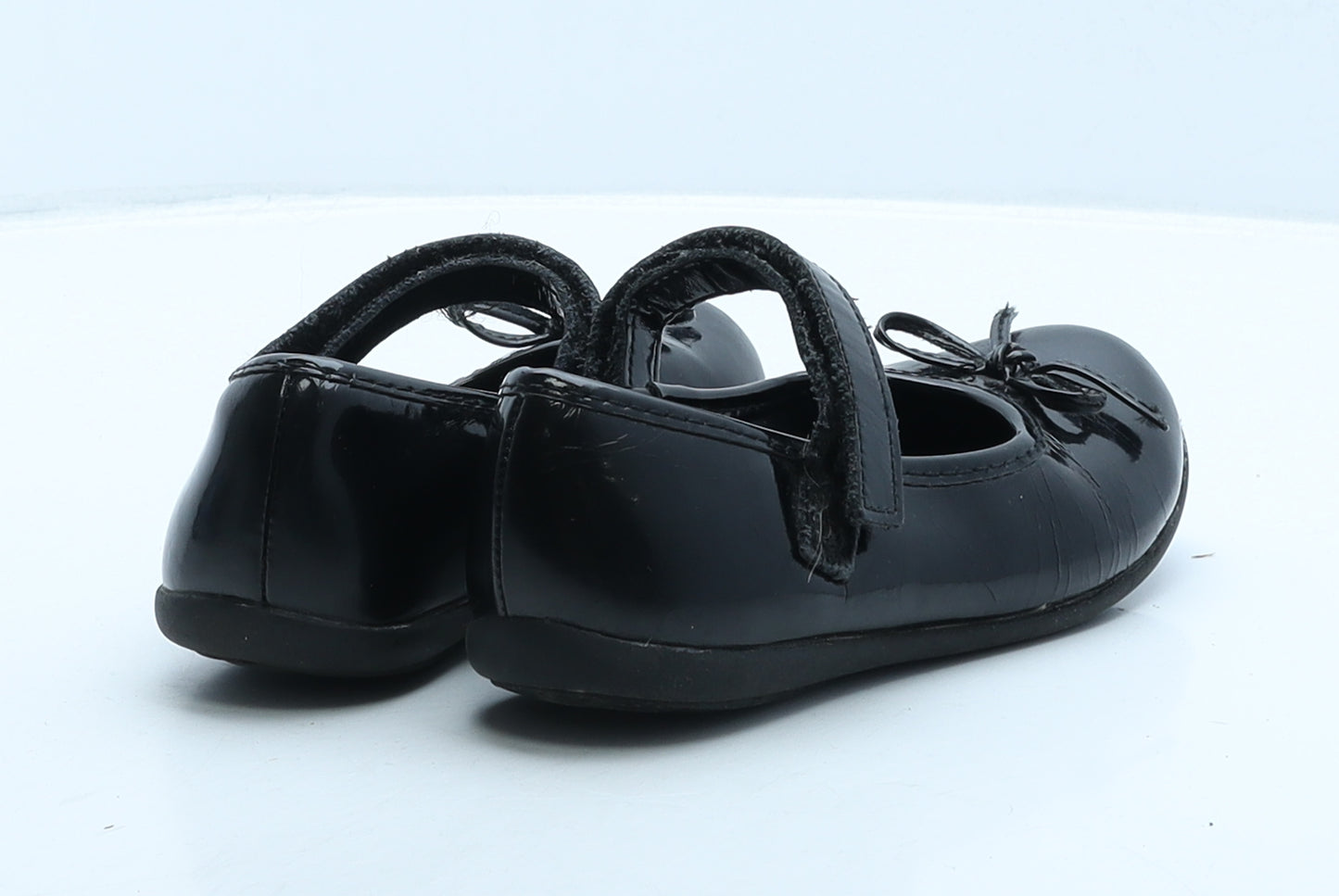 Smart Start Girls Black Vinyl Ballet Casual UK 10 28