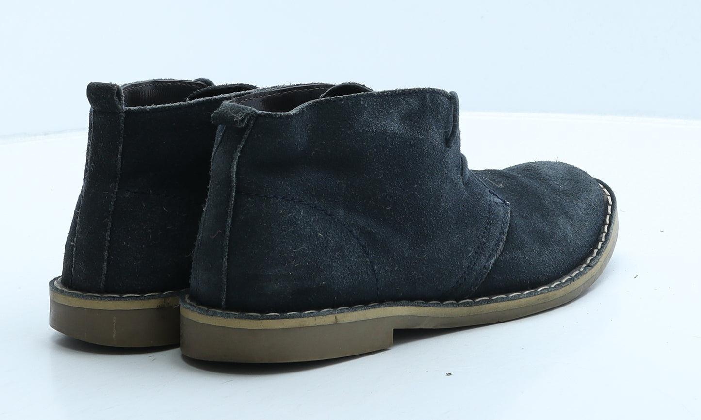 Matalan Boys Blue Suede Chukka Boot UK 3