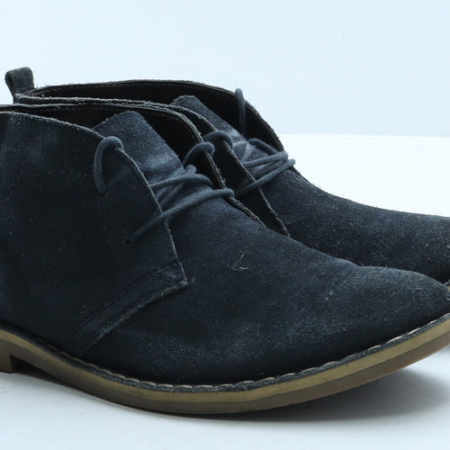 Matalan Boys Blue Suede Chukka Boot UK 3